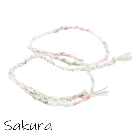 [ATK21] ペアミサンガ 手首用 WRIST 2点セット 願いを結ぶ｜PAIR MISANGA WRIST  のコピー