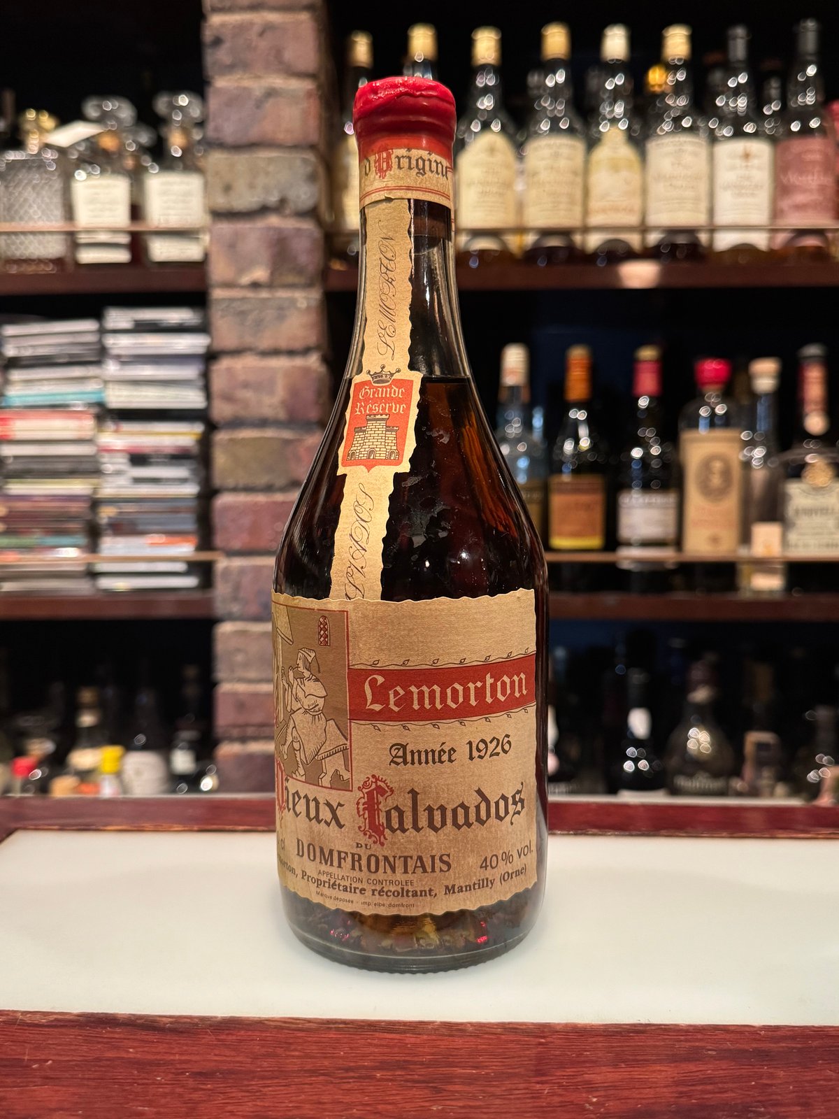 100年前のCalvadosルモルトン1926.700ml.40%1980代後半瓶詰 | Ba