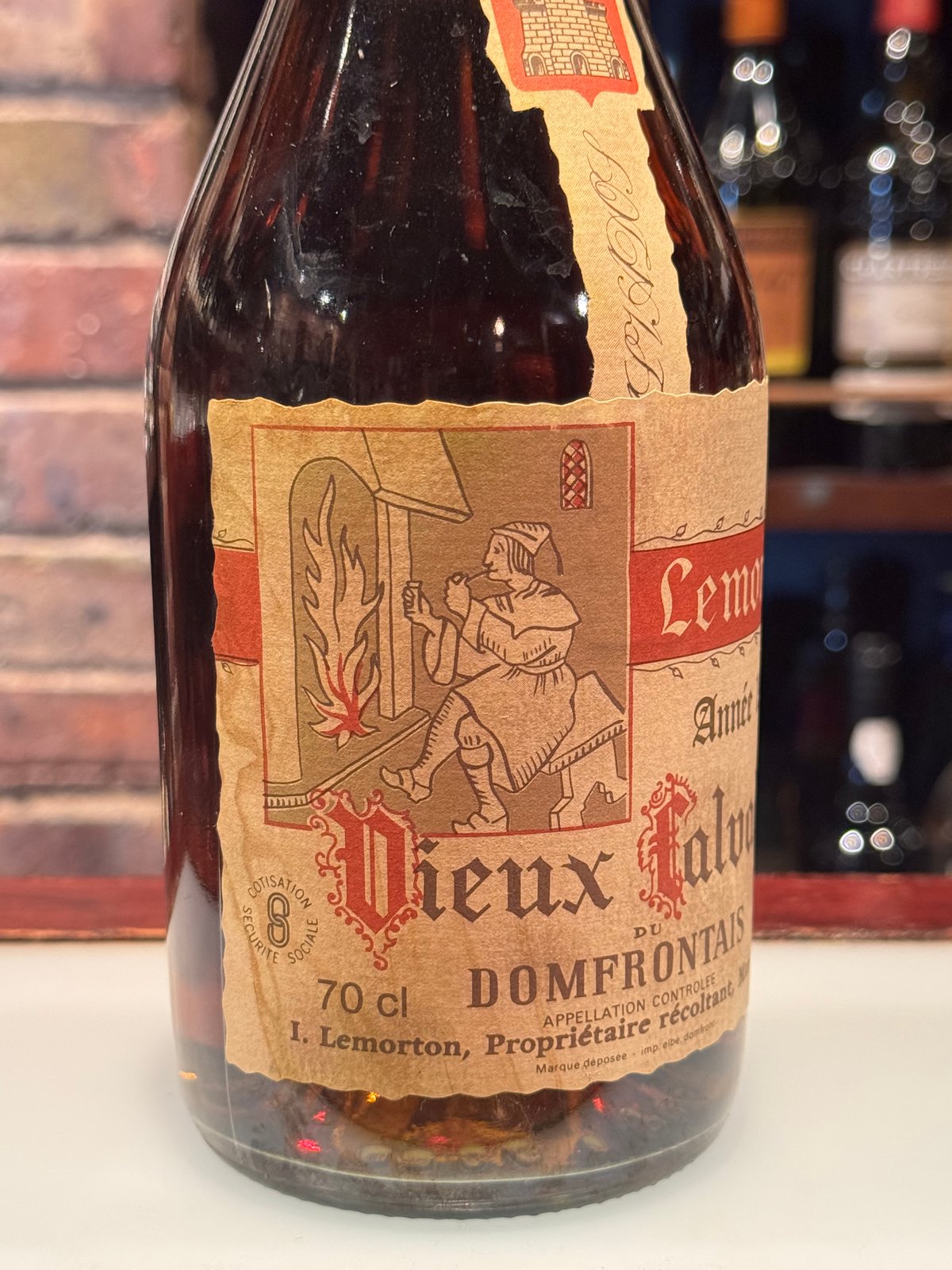 100年前のCalvadosルモルトン1926.700ml.40%1980代後半瓶詰 | Ba
