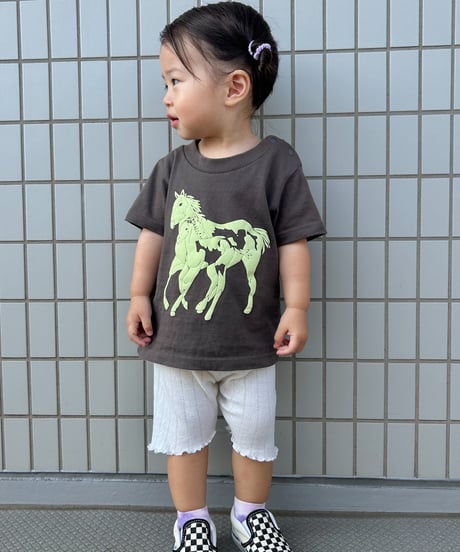 Labyrins Don't Cry Horse Kids Charcoal  受注販売