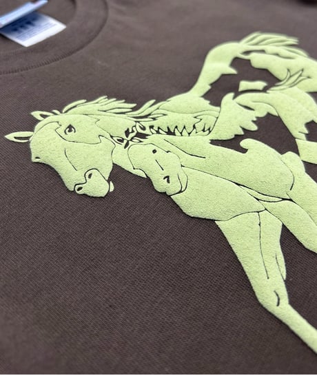 Labyrins Don't Cry Horse Kids Charcoal  受注販売