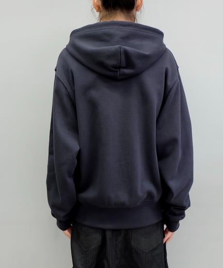 Labyrins Two Dolphins Zip Hoodie  Navy