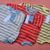 tiny trove Mattie Stripe Cotton Bodysuit