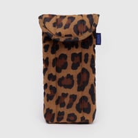 BAGGU / Puffy Glasses Sleeve Leopard