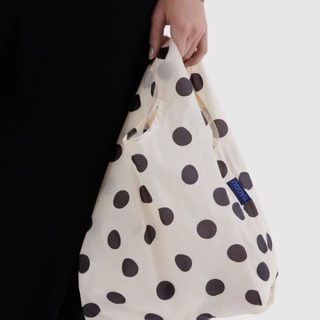 BAGGU / Baby Baggu Cream and Black Polka Dot
