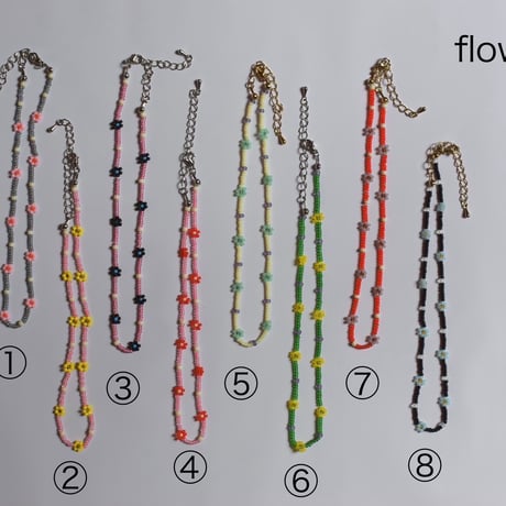 banryoku beads work 2026 necklace flower S