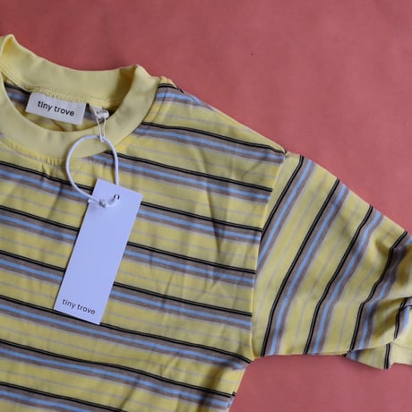 tiny trove Mattie Stripe Cotton Bodysuit