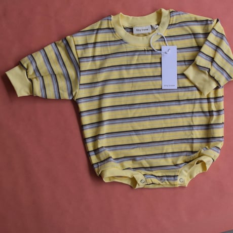 tiny trove Mattie Stripe Cotton Bodysuit