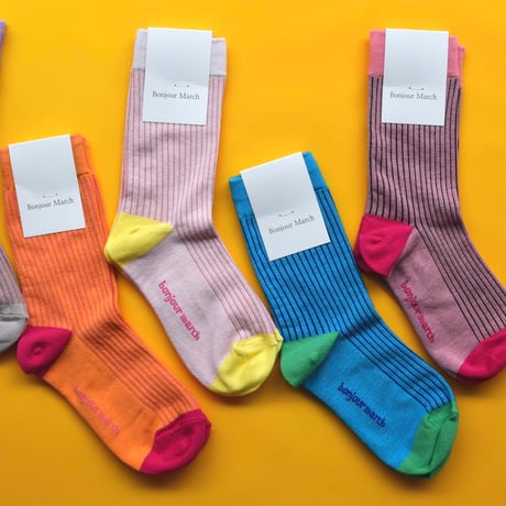 Bonjour March Triple Rib Socks kids