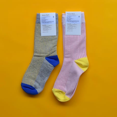 Bonjour March Triple Rib Socks kids