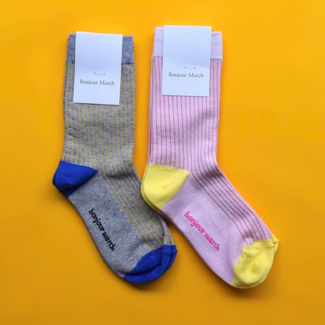Bonjour March Triple Rib Socks kids