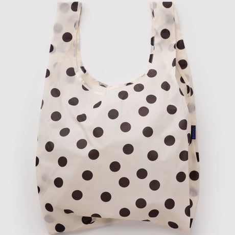 BAGGU // Standard Baggu Cream and Black Polka Dot