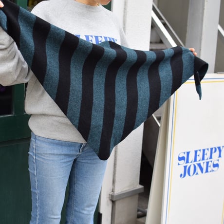 Jo Gordon / LARGE STRIPE TRIANGLE LUGANO & BLACK