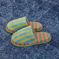 Dusen Dusen / Terry Stripe Slippers GRASSHOPPER