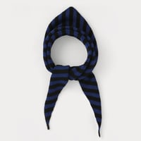 Jo Gordon / STRIPE TRIANGLE NECKERCHIEF NIGHTSKY & BLACK