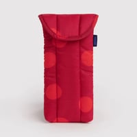 BAGGU / Puffy Glasses Sleeve Red Polka Dot