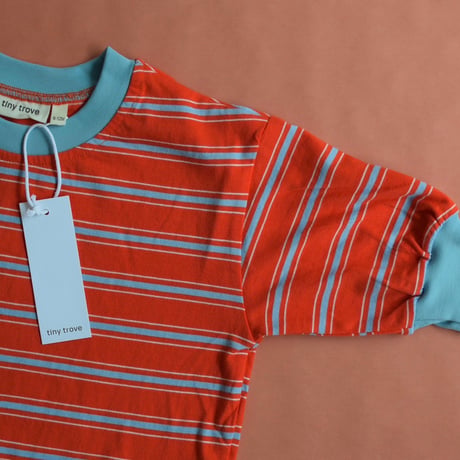 tiny trove Mattie Stripe Cotton Bodysuit