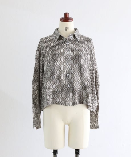 エスニックチェックシャツ