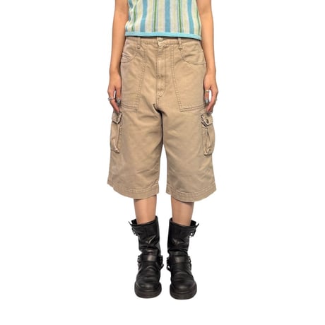 【USED】90's HYSTERIC GLAMOUR Duck Canvas Wide Cargo Shorts