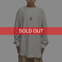 【USED】90's A BATHING APE “BAPESTA” Center Logo Reverse Weave Sweatshirt Grey