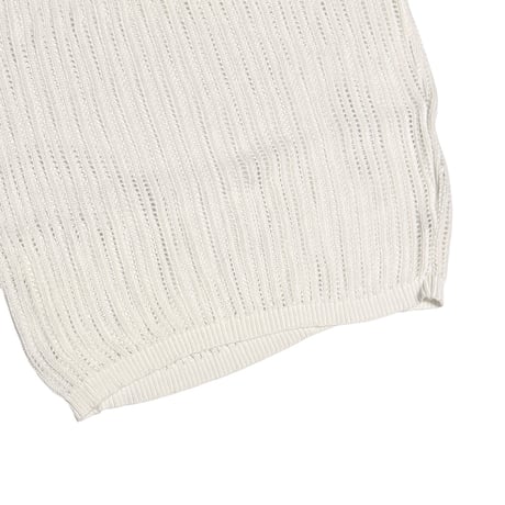 【USED】90's agnes b. PARIS Sheer Rib Knit T-Shirt Made in France
