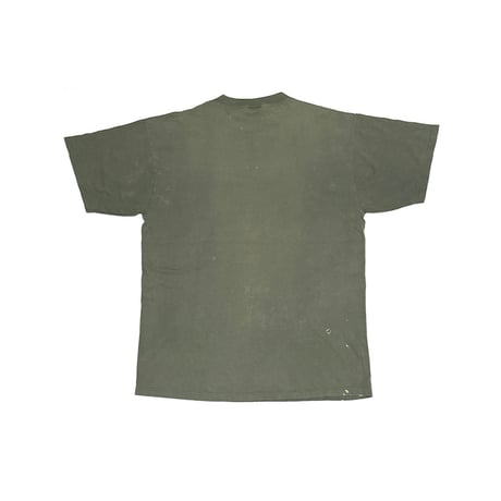 【USED】90's HAZ-MAT Robot Graphic T-shirt Olive