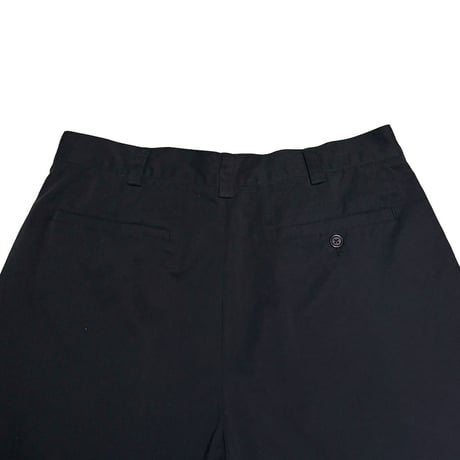 【USED】00's BRANDINI Two-Tuck Shorts Black