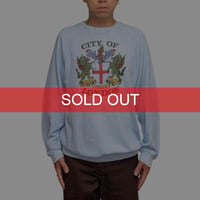 【USED】80's “CITY OF LONDON” Heraldic Crest Sweatshirt Made in England