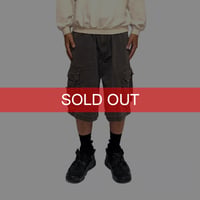 【USED】00's HOBO DENIM Tactical Zip Cargo Baggy Shorts