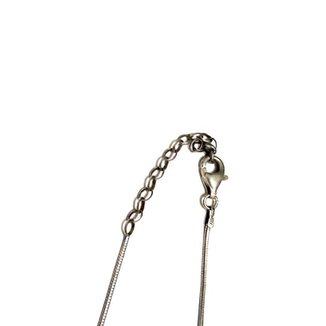 【BOOMBABA BOUTIQUE】(No.21) Beaded Charm Necklace Italy 925 sterling silver