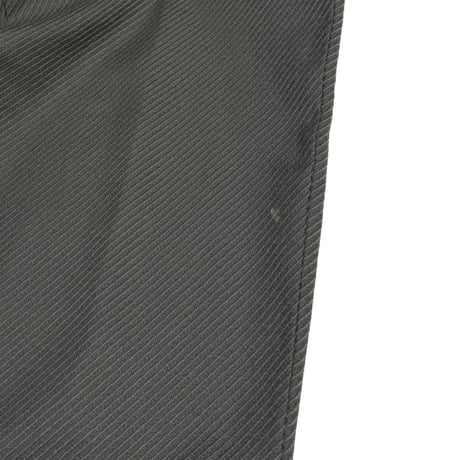 【USED】90's-00's pierre cardin Bias-Rib Wool Trousers Dark Grey