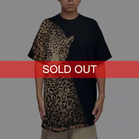 【USED】90's-00's Oversized Leopard Photo Print T-shirt