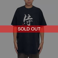 【USED】00's “SAMURAI” Japonism Graphic T-shirt Black
