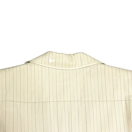 【USED】70's TED LAPIDUS Pinstripe Tailored Jacket Ivory