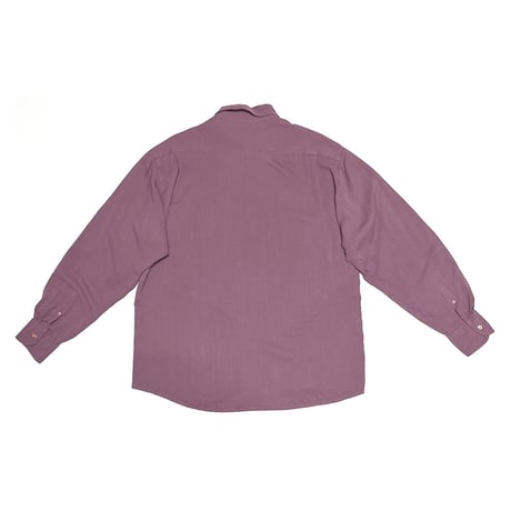 【USED】80's-90's KENZO HOMME Smoky Plum Rayon Shirt Made in France