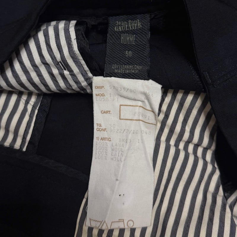 USED】90's Jean Paul GAULTIER HOMME Two-Pleat W