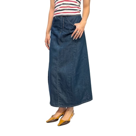 【USED】00's Levi’s Engineered Jeans 3D Denim Long Skirt