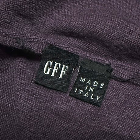 【USED】90's-00's GFF Gianfranco Ferré High Gauge Wool Turtleneck Knit Sweater Dusty Purple