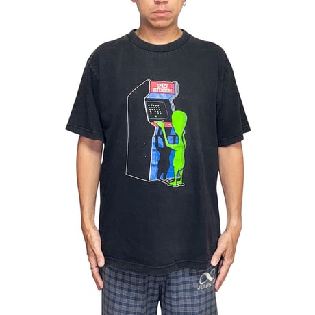 【USED】90's-00's SPACE DEFENDERS T-shirt