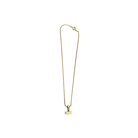 【BOOMBABA BOUTIQUE】(No.29) Stamp "Love" Pendant Necklace Gold-filled