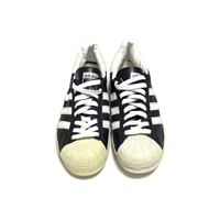 【USED】80's adidas SUPERSTAR Black × White Made in France