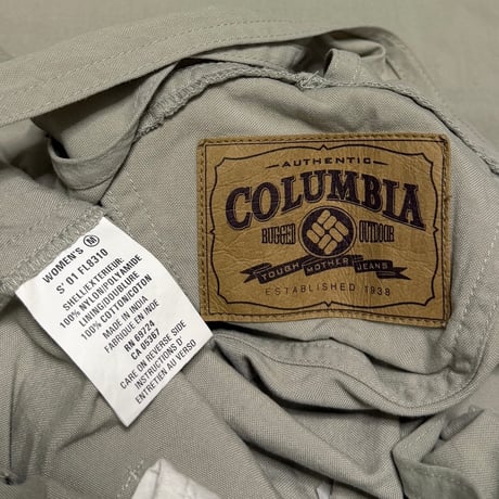 【USED】Columbia 2001SS Convertible Detachable Overalls Greige