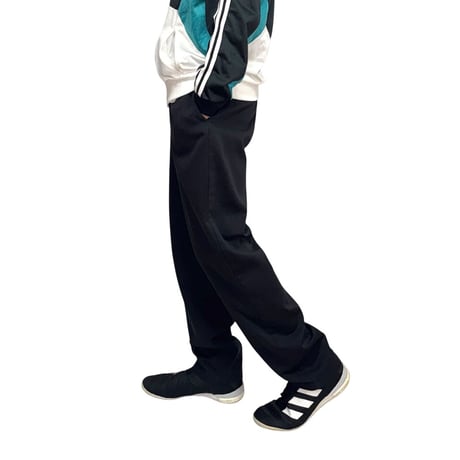 【USED】00's basic EDITIONS Cotton Blend Easy Trousers Black