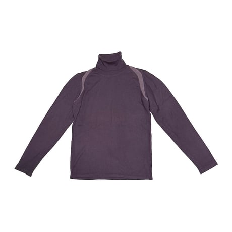 【USED】90's-00's GFF Gianfranco Ferré High Gauge Wool Turtleneck Knit Sweater Dusty Purple