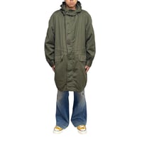 【USED】80's French Army M64 Field Parka with Removable Boa Liner Olive