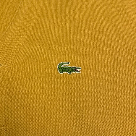 【USED】60's IZOD LACOSTE Acrylic Knit Cardigan Mustard Made in USA