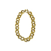 【BOOMBABA BOUTIQUE】(No.7) Anne Klein Chunky Chain Necklace Gold-filled