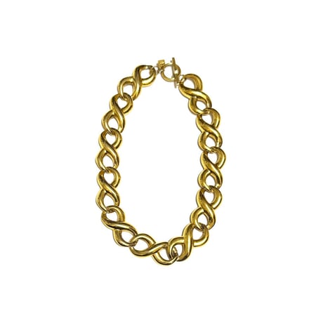 【BOOMBABA BOUTIQUE】(No.7) Anne Klein Chunky Chain Necklace Gold-filled