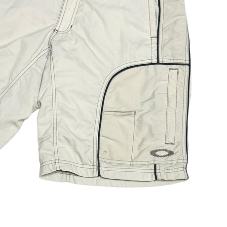 【USED】90's-00's OAKLEY SOFTWARE Tactical Tech Shorts / Ice Gray