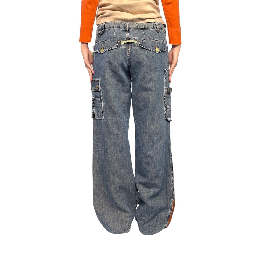 USED】90's JPG. JEANS BY GAULTIER Y2K Multi Poc
